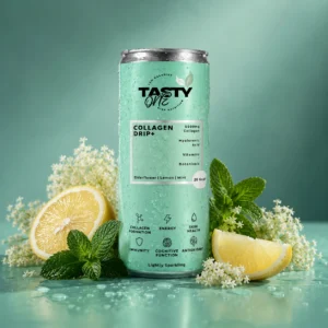 Collagen Drip+ 4-Pack — Elderflower, Lemon & Mint (330ml x4)