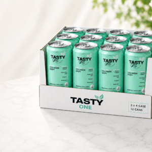 Collagen Drip+ 12-Pack — Elderflower, Lemon & Mint (330ml x12)
